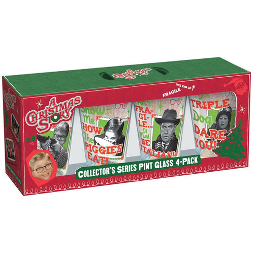 A Christmas Story Retro Pint Glass Set of 4
