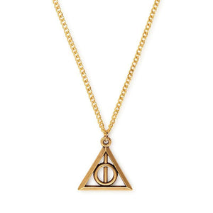 ALEX AND ANI Deathly Hallows Necklace Gold