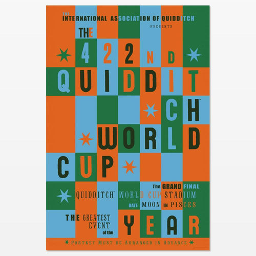 422nd Quidditch World Cup Grand Final Poster