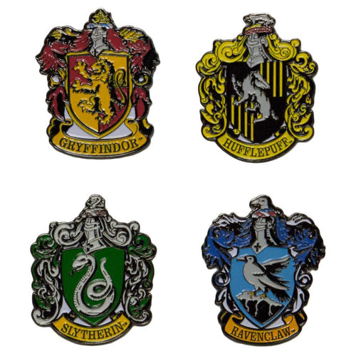 4-Pack House Crest Pin Set