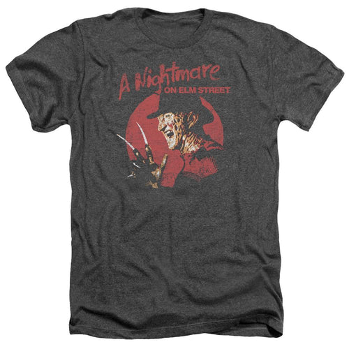 A Nightmare on Elm Street Freddy Circle Heather T-shirt