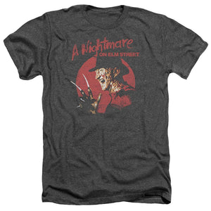 A Nightmare on Elm Street Freddy Circle Heather T-shirt