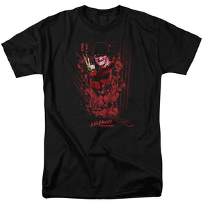 A Nightmare on Elm Street One, Two, Freddy's Coming for You Adult Black T-Shirt
