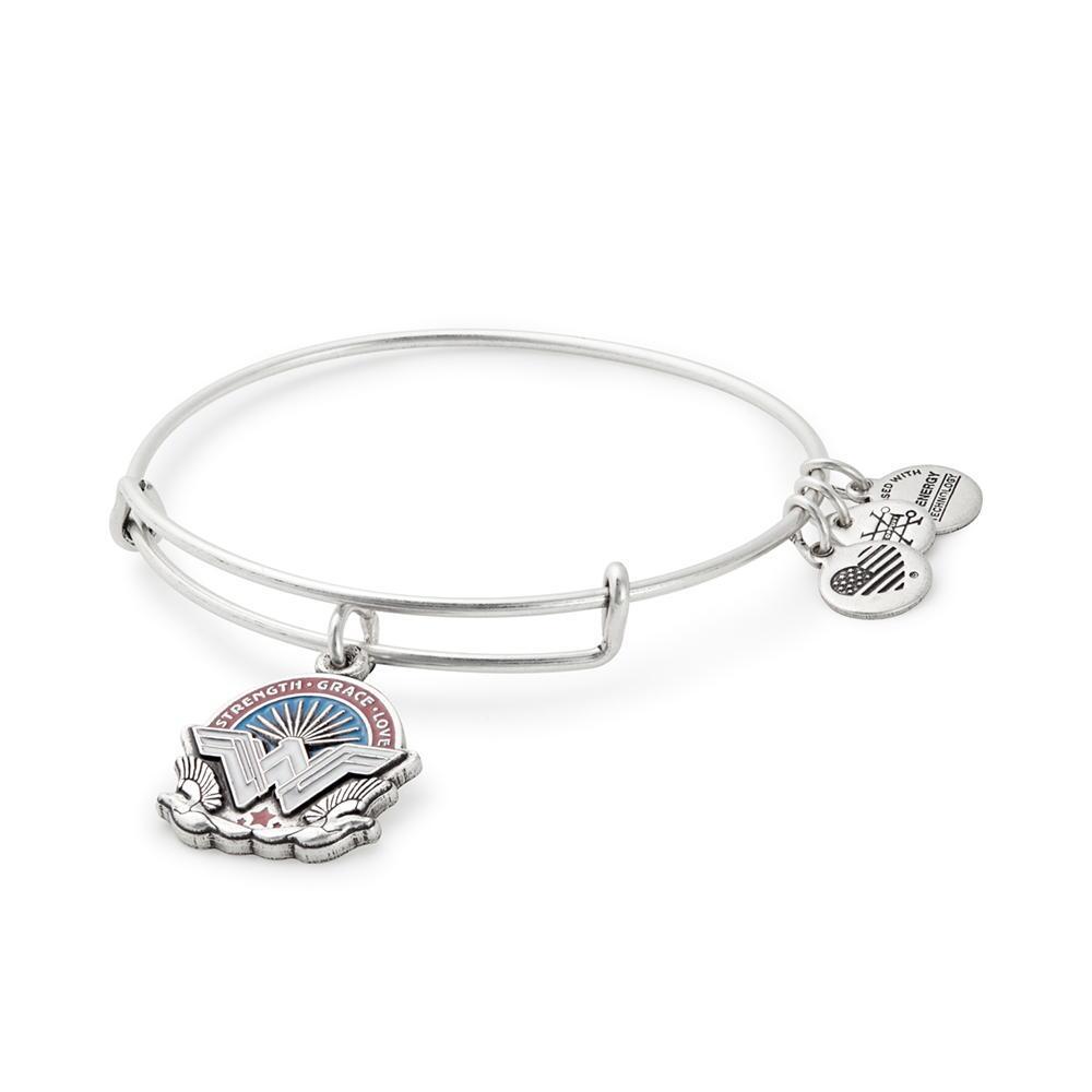 ALEX AND ANI Wonder Woman Movie Love Strength Grace Charm Bangle
