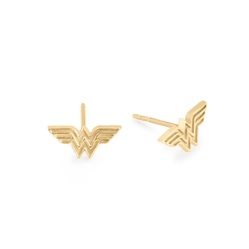 ALEX AND ANI Wonder Woman Gold Earrings