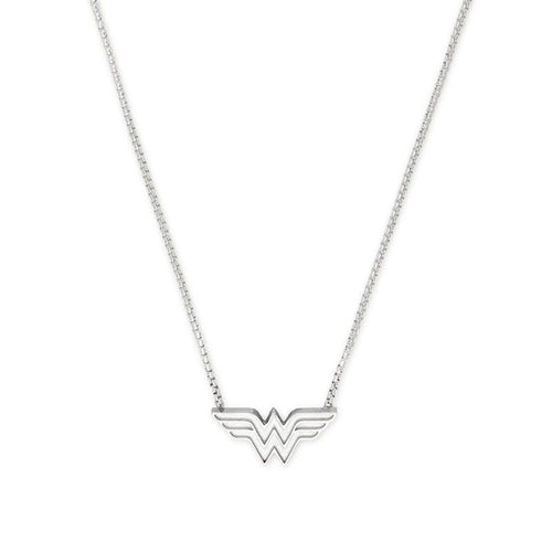 ALEX AND ANI Wonder Woman Silver Adjustable Necklace