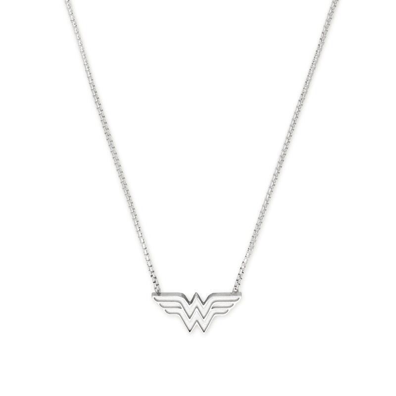 ALEX AND ANI Wonder Woman Silver Adjustable Necklace