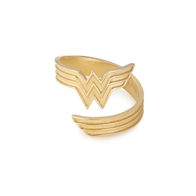 ALEX AND ANI Wonder Woman Gold Ring Wrap
